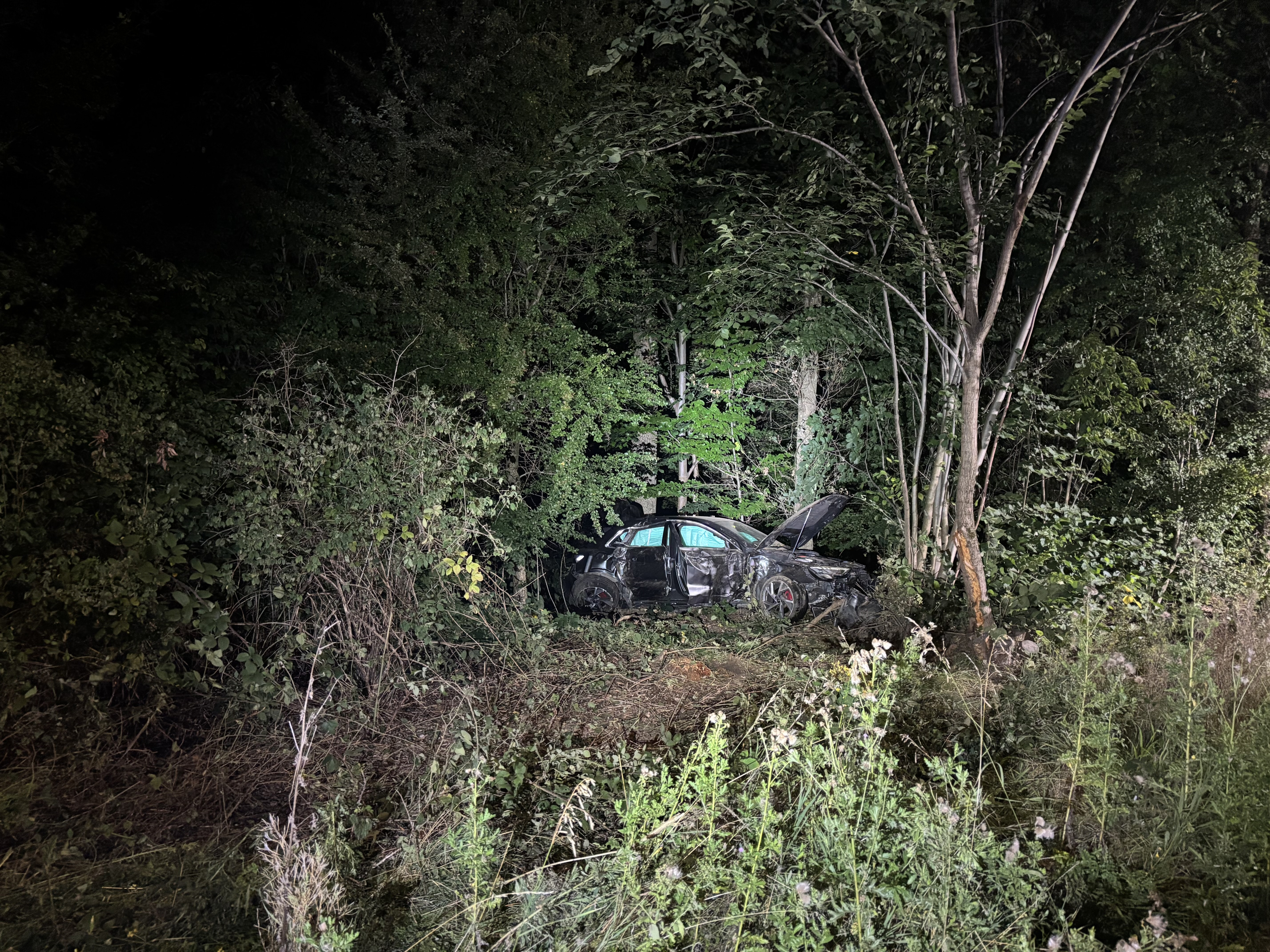 Foto der Unfallstelle in Bern, 9. August 2025. Quelle: Kantonspolizei Bern