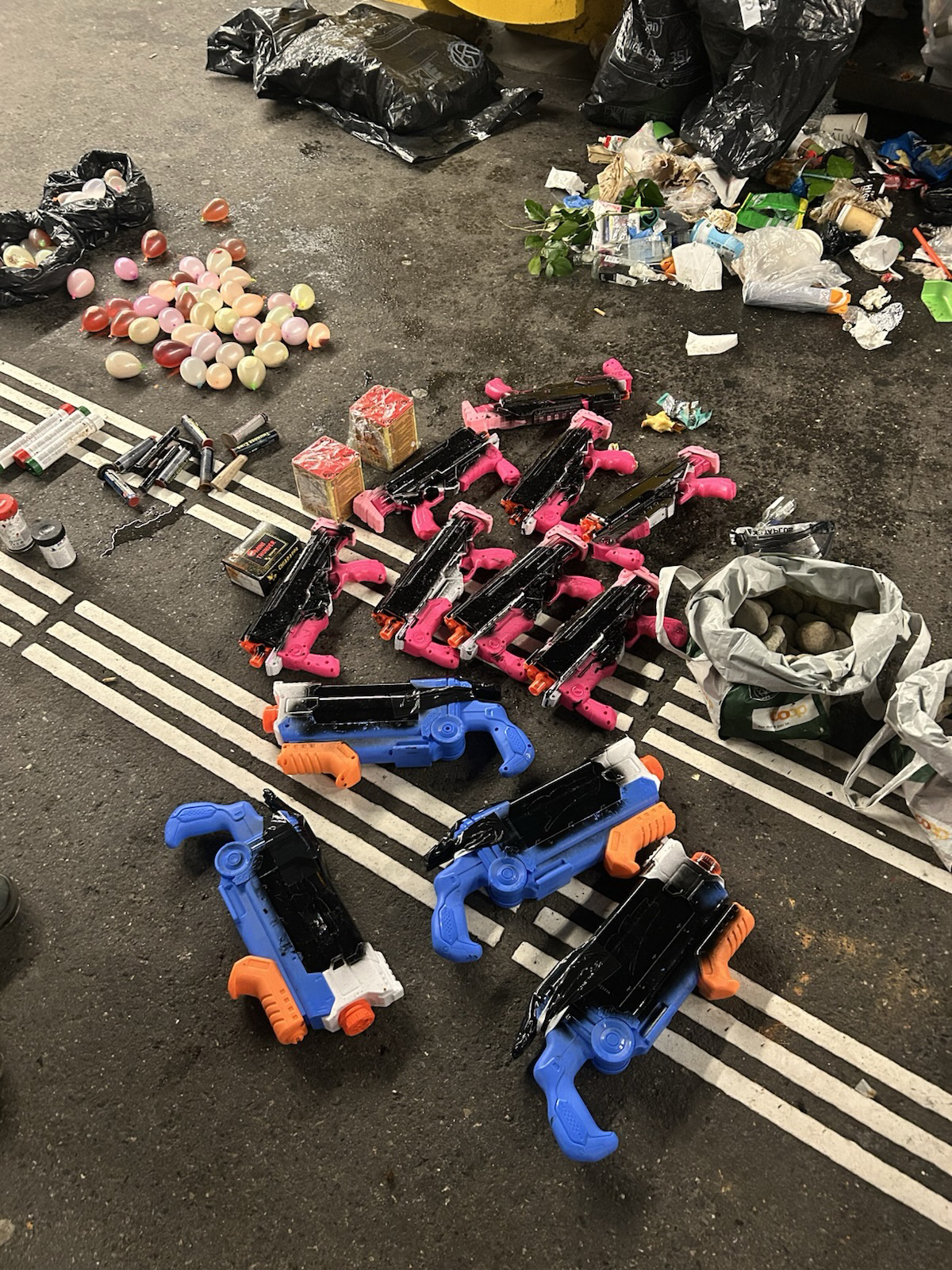 Sichergestelltes Material 