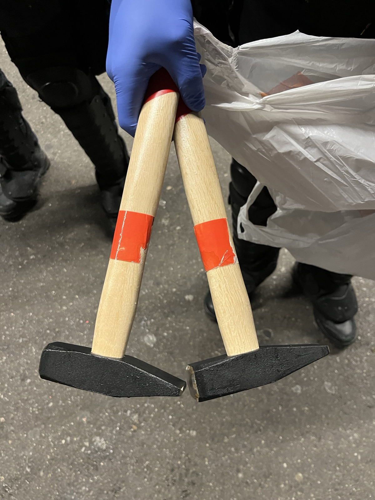 Sichergestelltes Material 