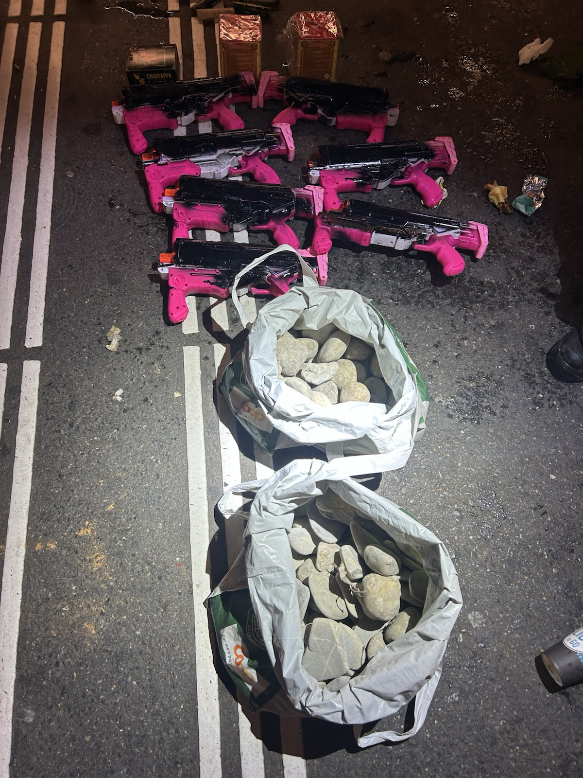 Sichergestelltes Material 