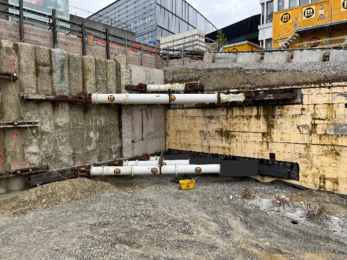 Eckspriessung (© Kissling+Zbinden AG)