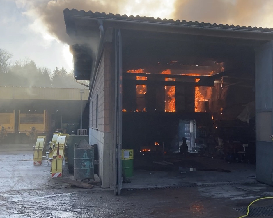 Le samedi 27 janvier 2024, un incendie s'est déclaré dans l'atelier d'une ferme au Fenchern 1 à Scheuren. 